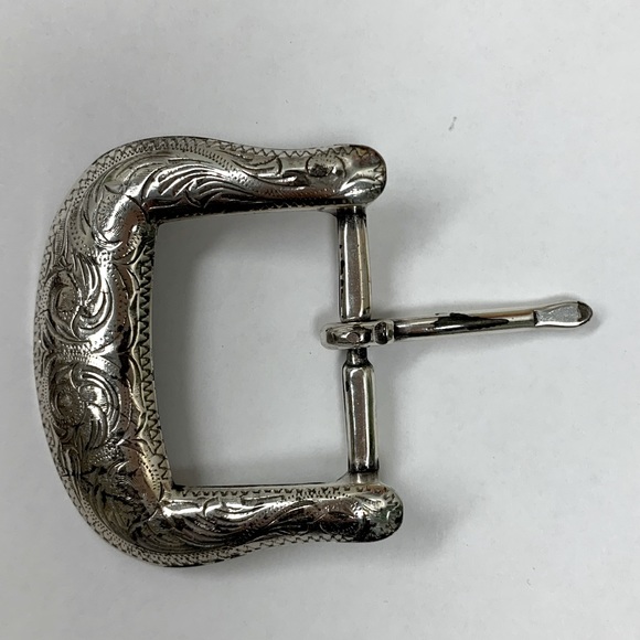 Vintage Other - Vintage 1994 ROC Silver Tone Belt Buckle H37